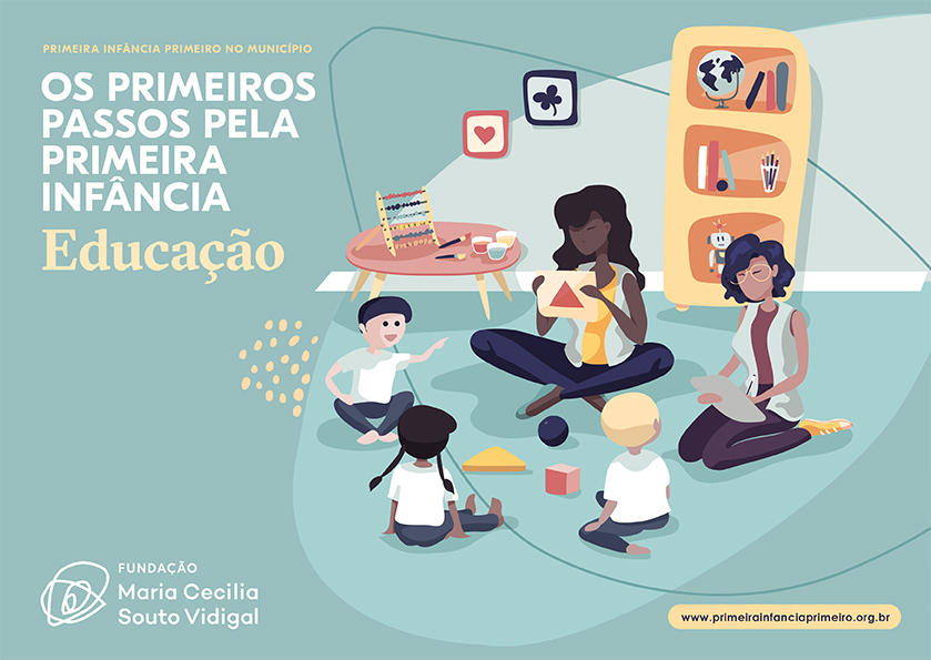 Capa do material Os primeiros passos pela primeira infância - Educação