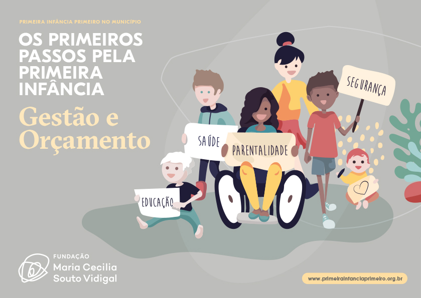 Capa do material Os primeiros passos pela primeira infância - Gestão e Orçamento